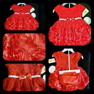 Red Toddler Girl dress